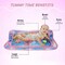 4E's Novelty Water Mat for Babies - Inflatable Tummy Time Water Mat for Sensory Development, Baby Play Mat